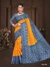 Ikkat With Latkan Daily Wear Printed Cotton Sarees Catalog